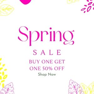 Buy One Item In Store and Get one 50% off!!!